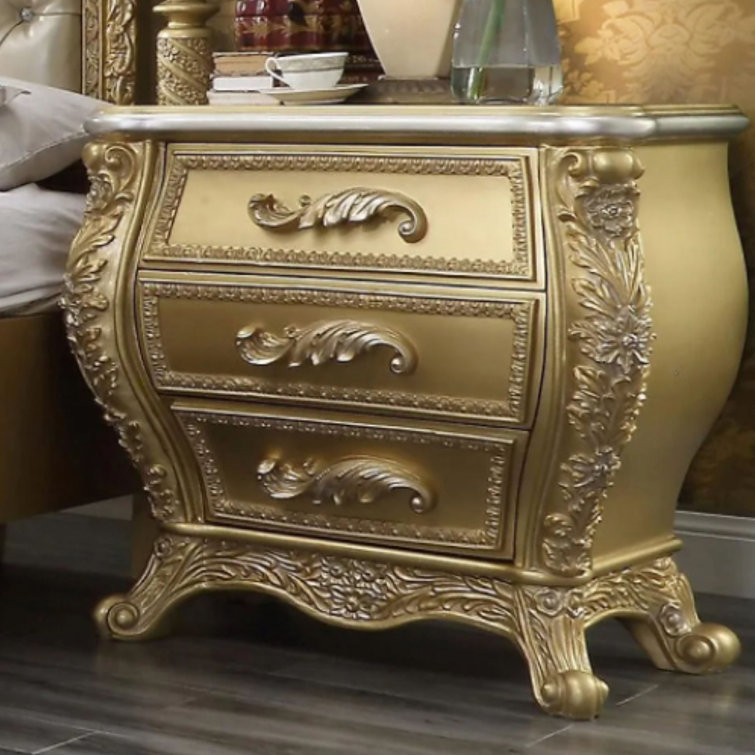 Hibashi Furniture Reyna Solid Wood Nightstand Wayfair